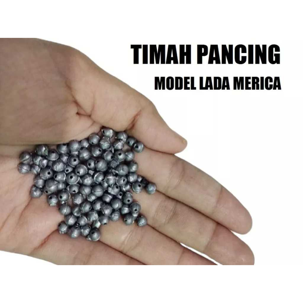 Timah pancing bulat / timah merica