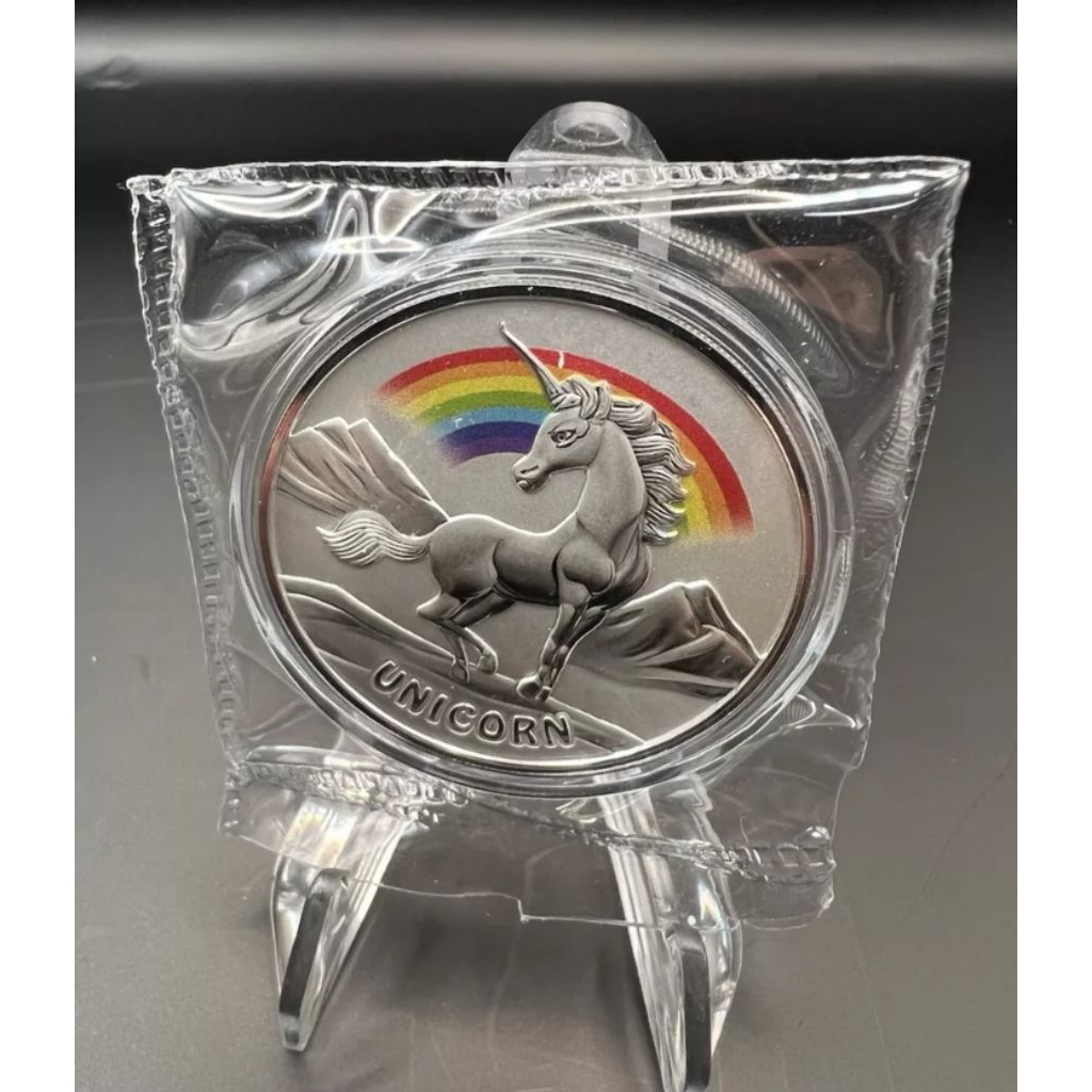 Koin Perak Unicorn Colore Fiji 1 oz