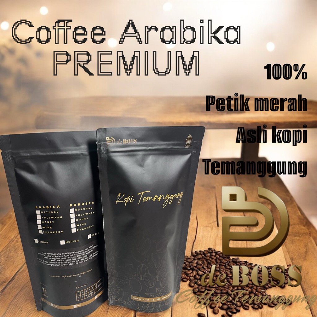 

Kopi.Temanggung - bubuk kopi arabika berat 110 gram premium quality gilingan halus roasting medium dan dark