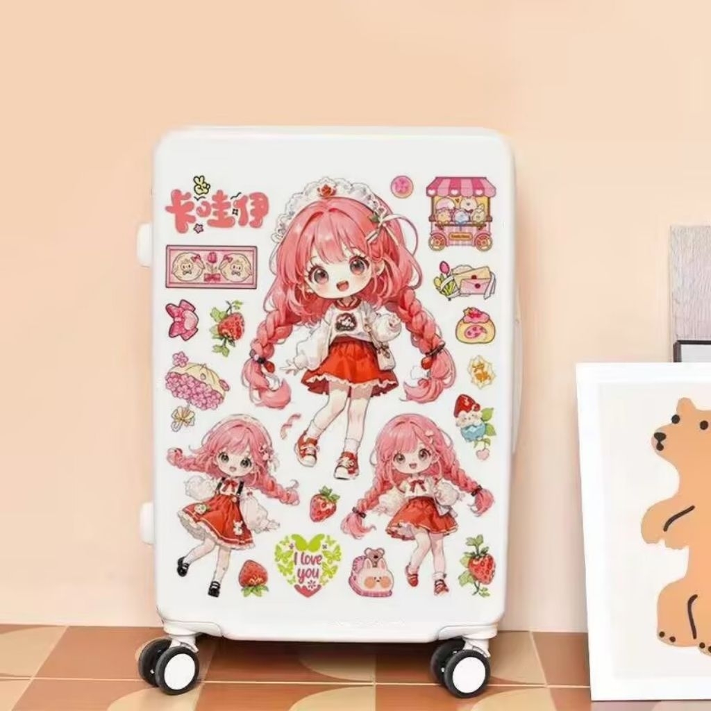 

sticker koper stiker lucu capybara Frozen melody kuromi