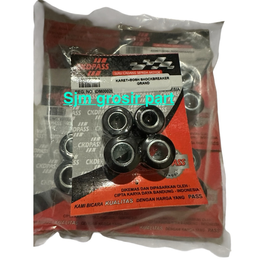 karet shock shockbeker belakang + Bosh HONDA GRAND / SUPRA bebek ckd pass