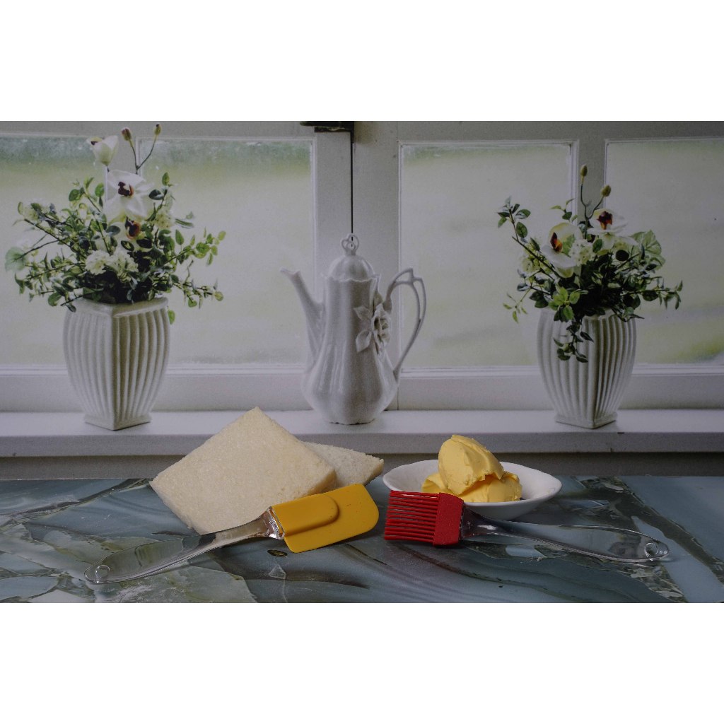 Kuas Dan Spatula Alat Baking Kuas Oles Kue Spatula Silicon