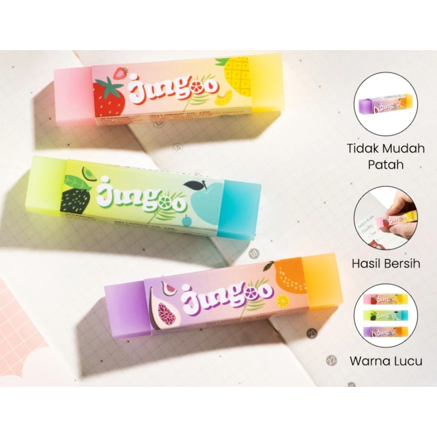 

Deli Eraser / Penghapus Anak Sekolah Warna Lucu Jungoo EH313 (per pcs)
