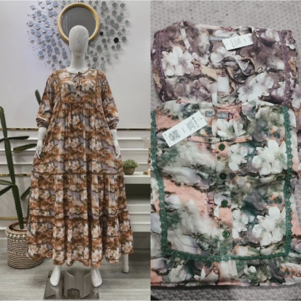 Salvina Gamis rayon print