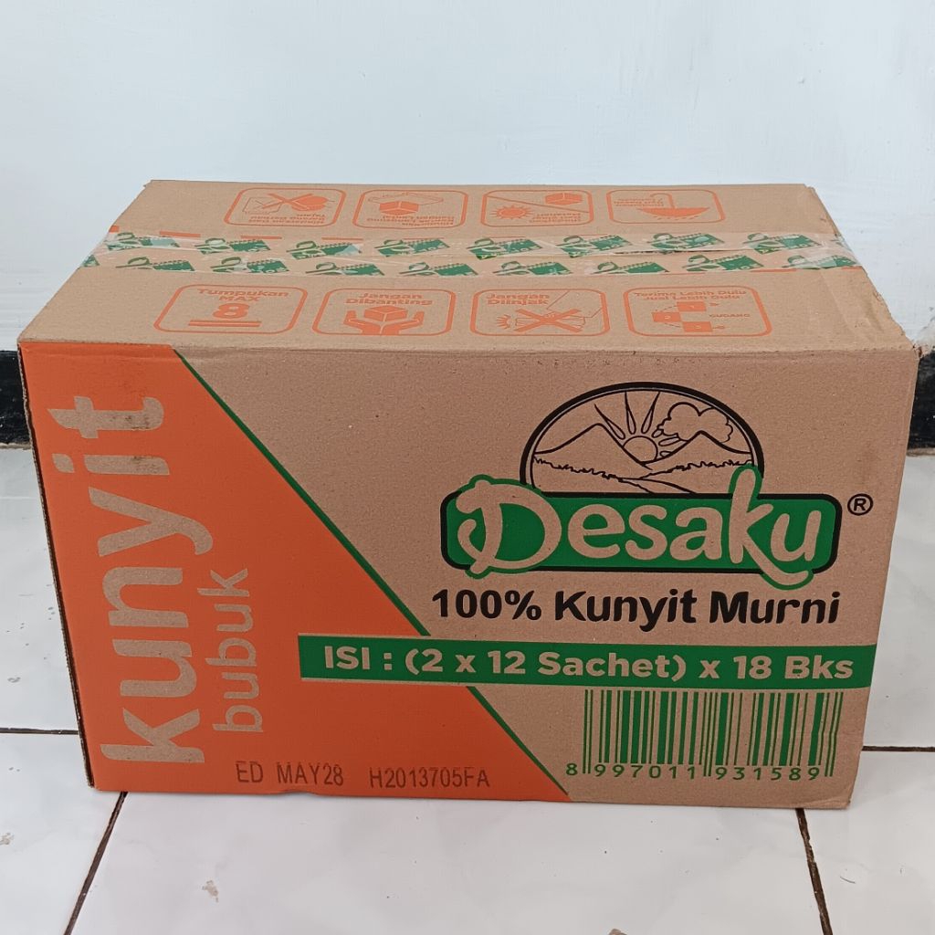 

Desaku Kunyit Bubuk 1 Dus | 2 x 12 sachet x 18 pack
