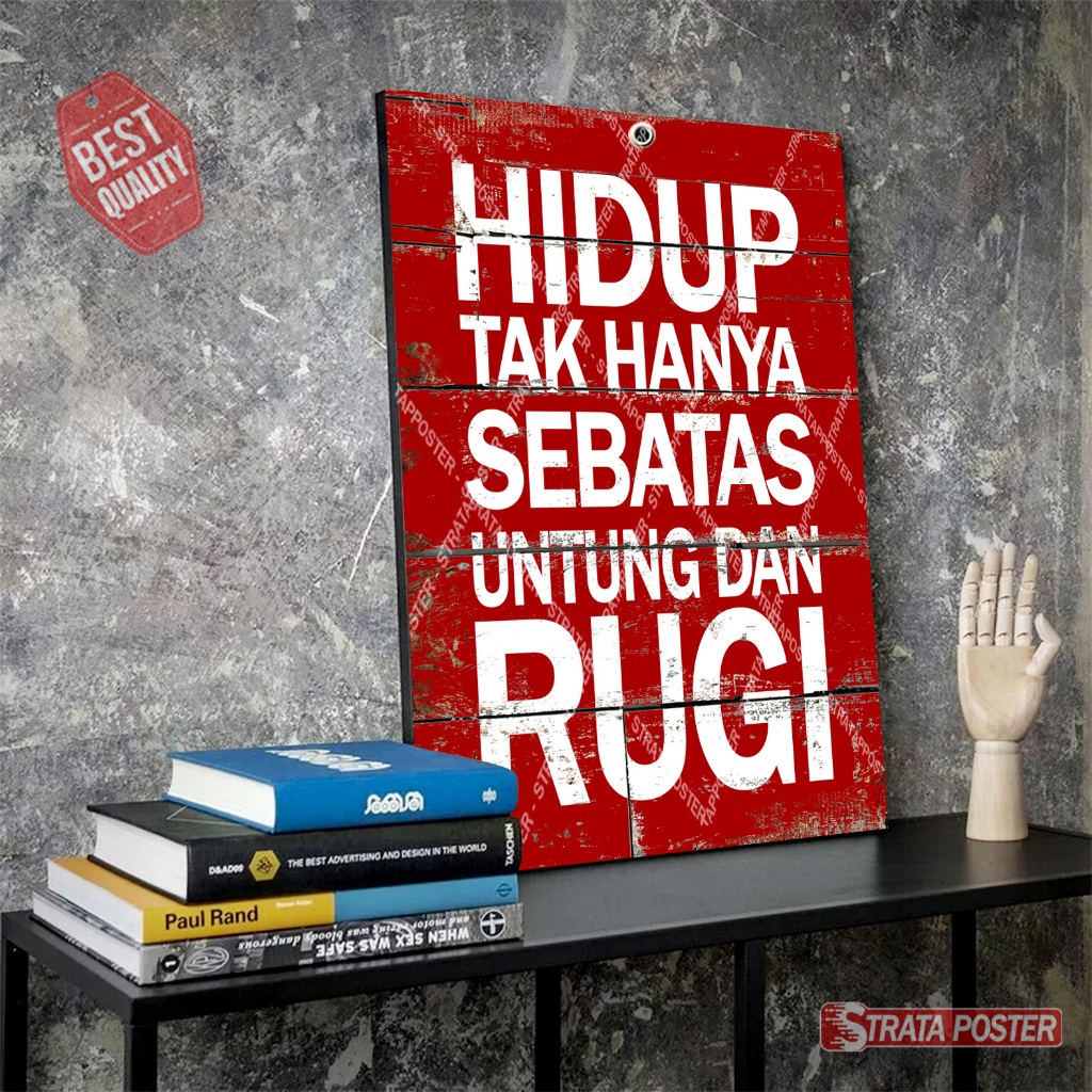 Poster dinding kata kata motivasi Dekorasi kamar aesthetic