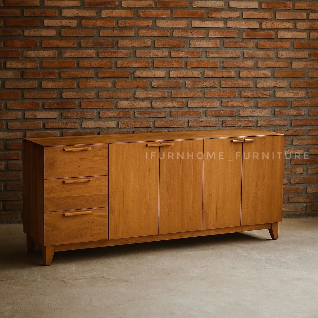 Buffet TV Lemari Buffet Kayu Jati