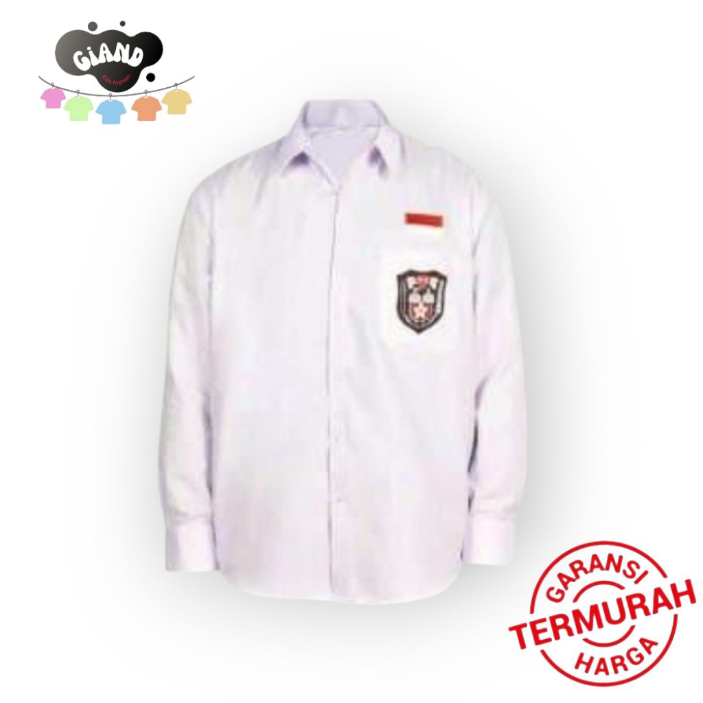 Seragam SD lengan panjang // Atasan putih seragam SD lengan panjang // Atasan putih seragam SD // SD