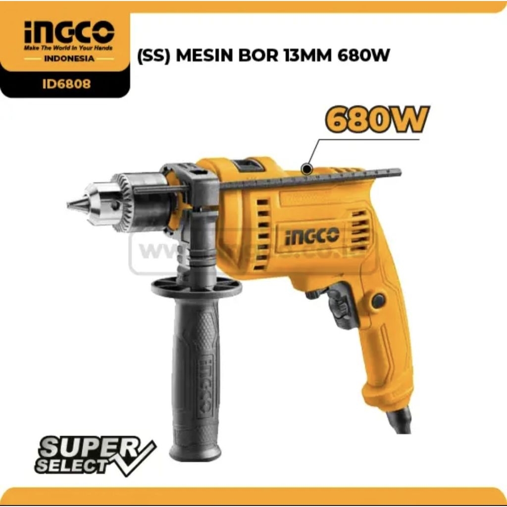 MESIN BOR 13MM INGCO ID6808