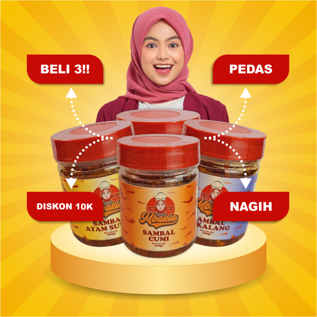 

Dapur Mbakla | Sambal Cumi Ayam Suwir Cakalang Cumi Ijo Pedas Enak