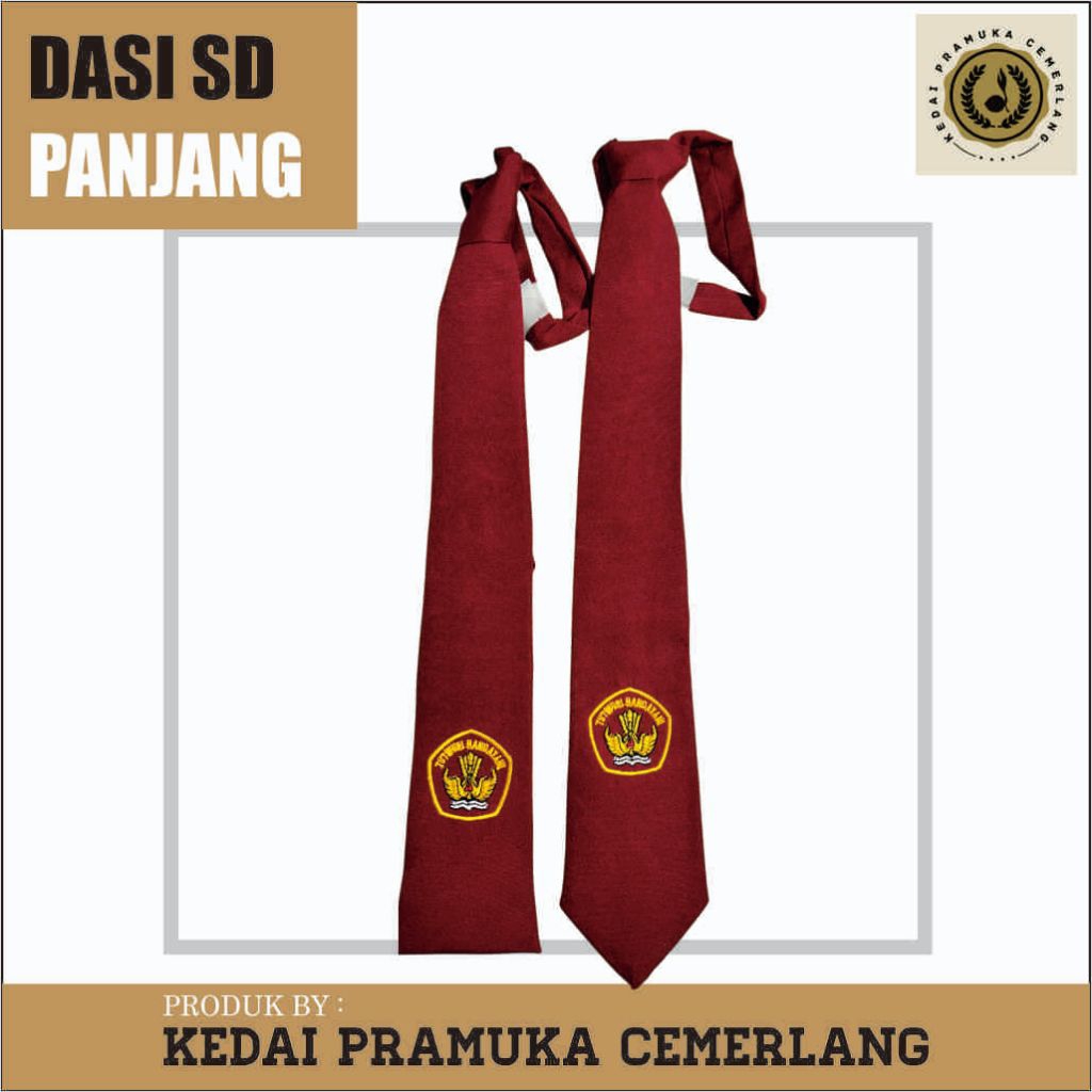 

Dasi SD Panjang Bordir Putra&Putri Halus