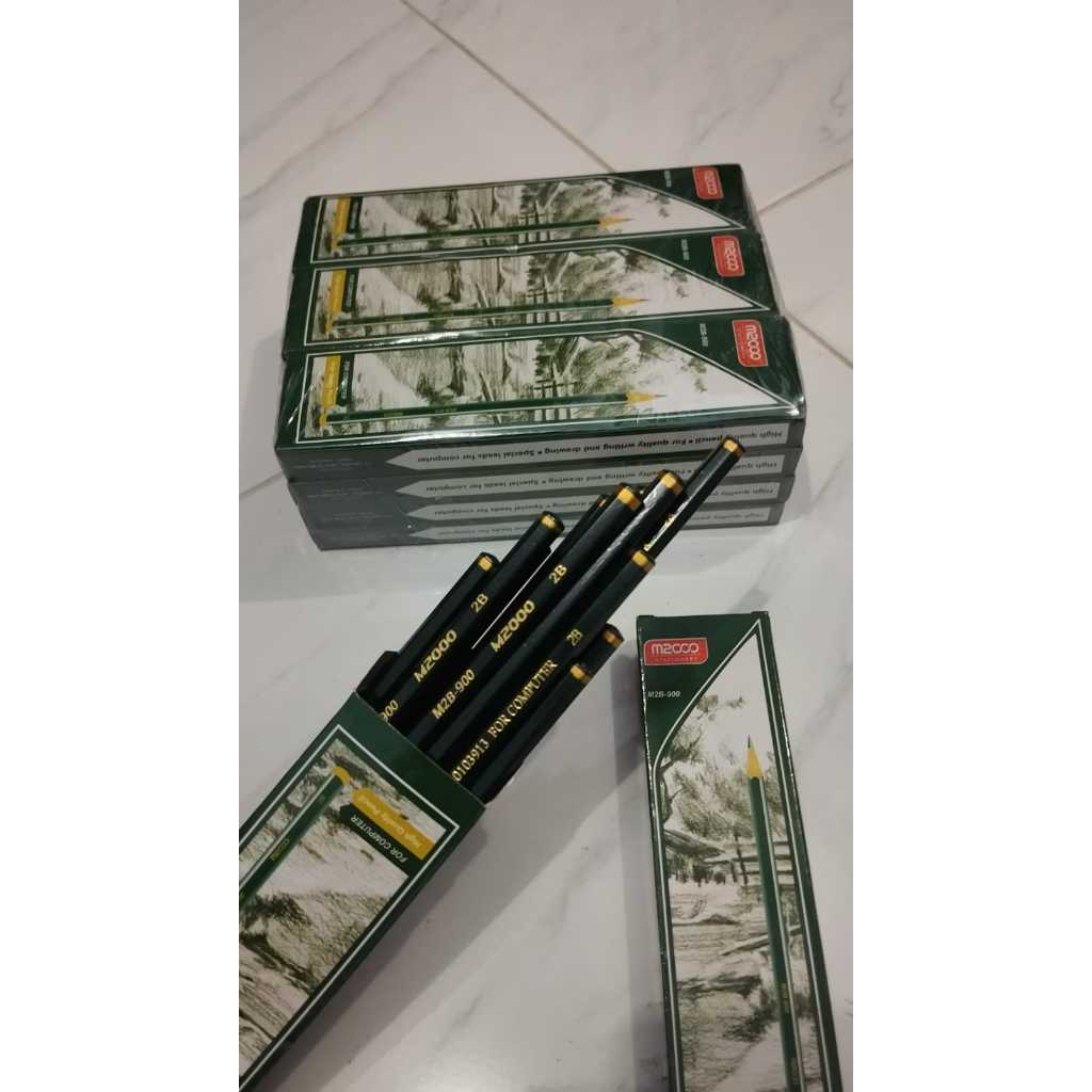 

promo Pensil 2B M2000 Computer Warna Isi 12pcs Murah