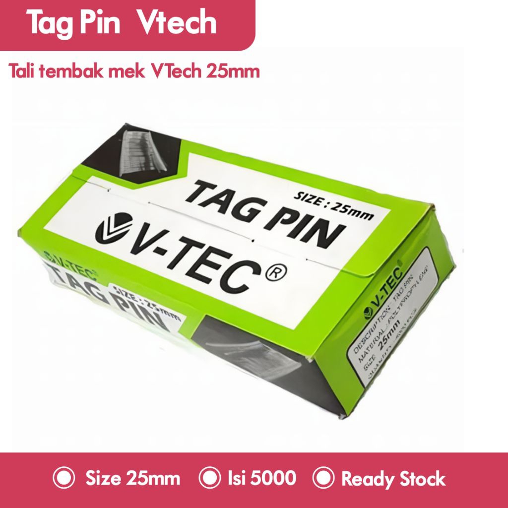 

Tag Pin V-tech 25mm isi 5000