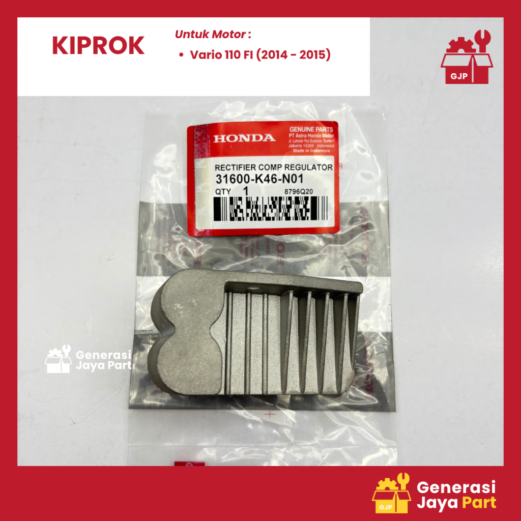 Kiprok Regulator Vario 110 FI (2014 - 2015) | KIPROK | HONDA | 31600-K46-N01 | Asli Ori