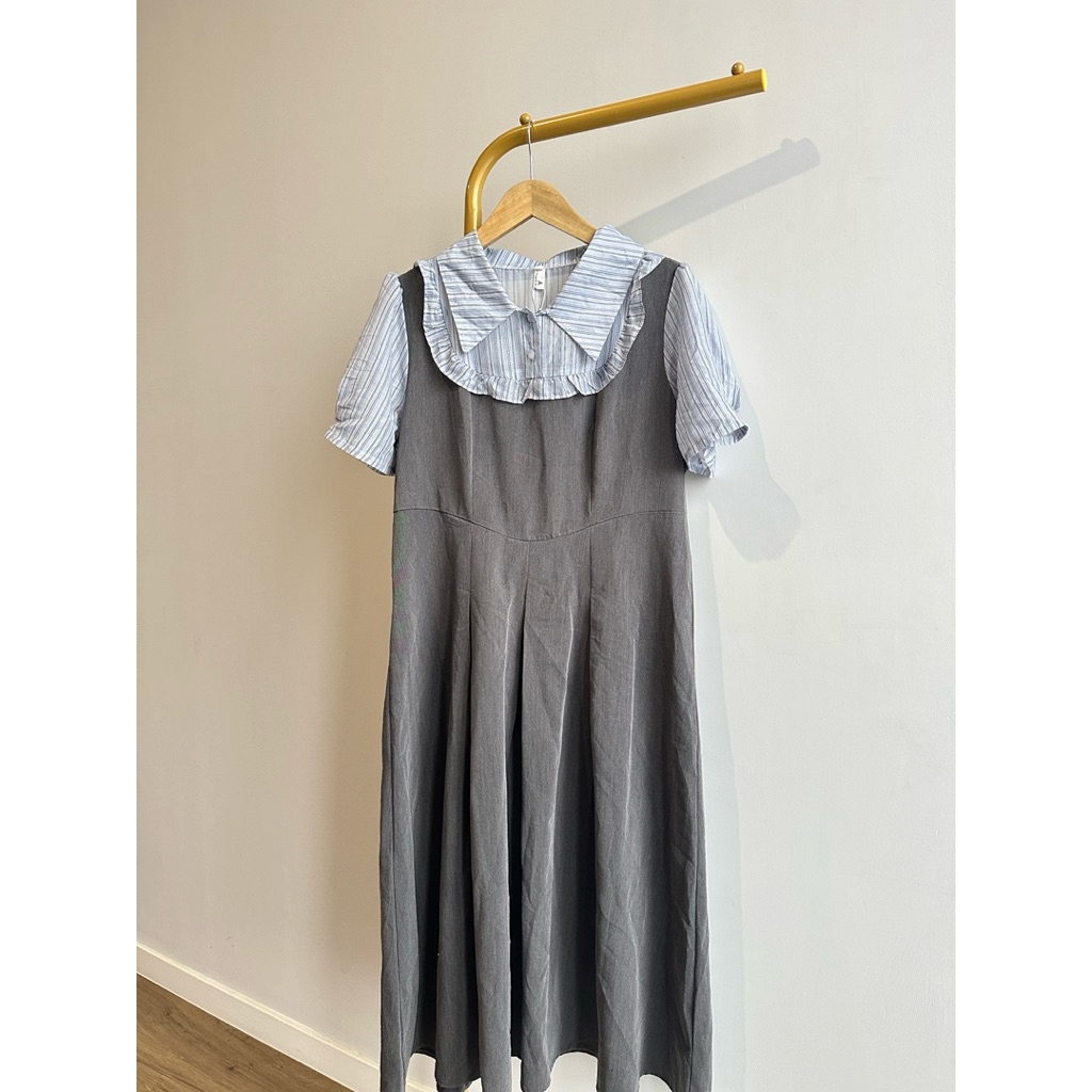 Dress Kerah Korea Import