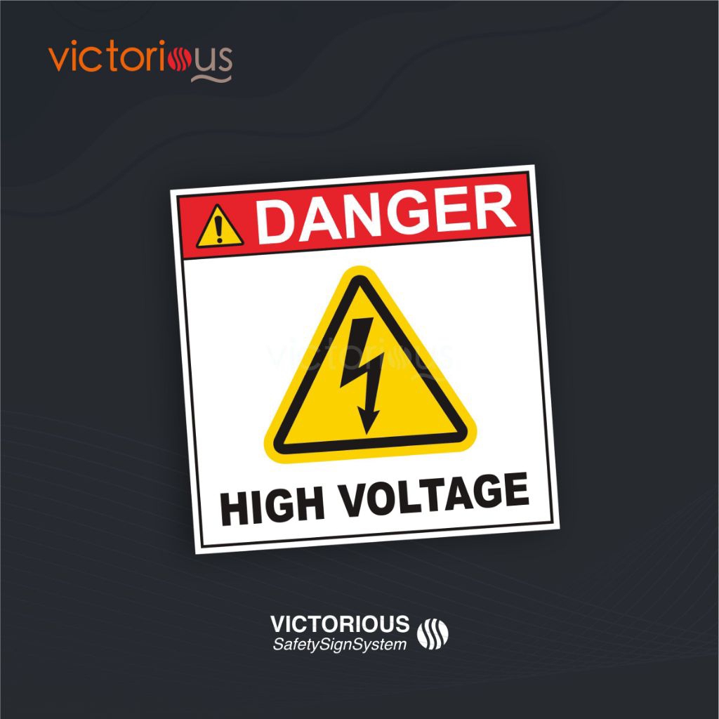 

Sticker Safety K3 Danger High Voltage