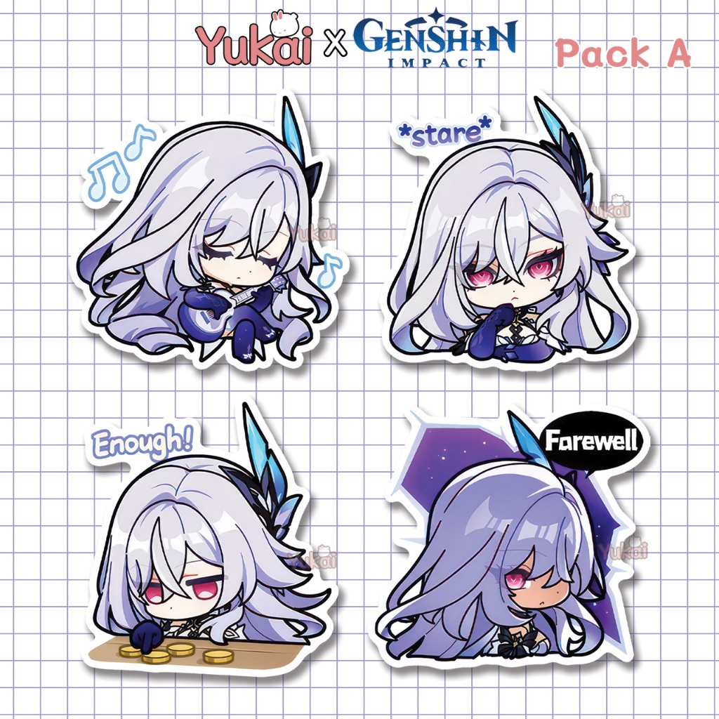 

Stiker Skirk Genshin Impact Premium - Sticker Pack Anime Waterproof