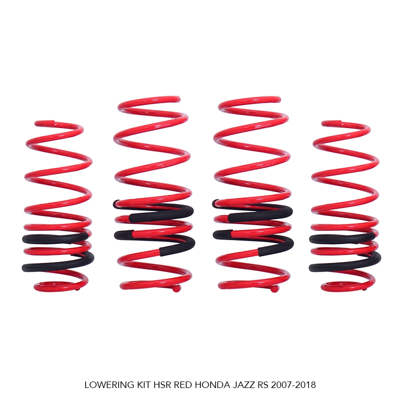 LOWERING KIT HSR RED HONDA JAZZ RS 2007-2018