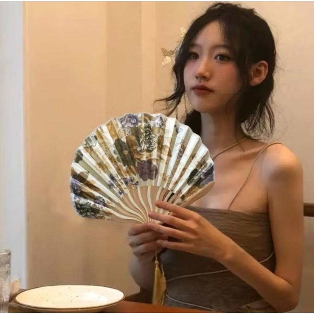 Sport Sistem Kipas Lipat Tangan Jepang Souvenir Kipas Jepang Merchandise Kipas Keprek Jepang