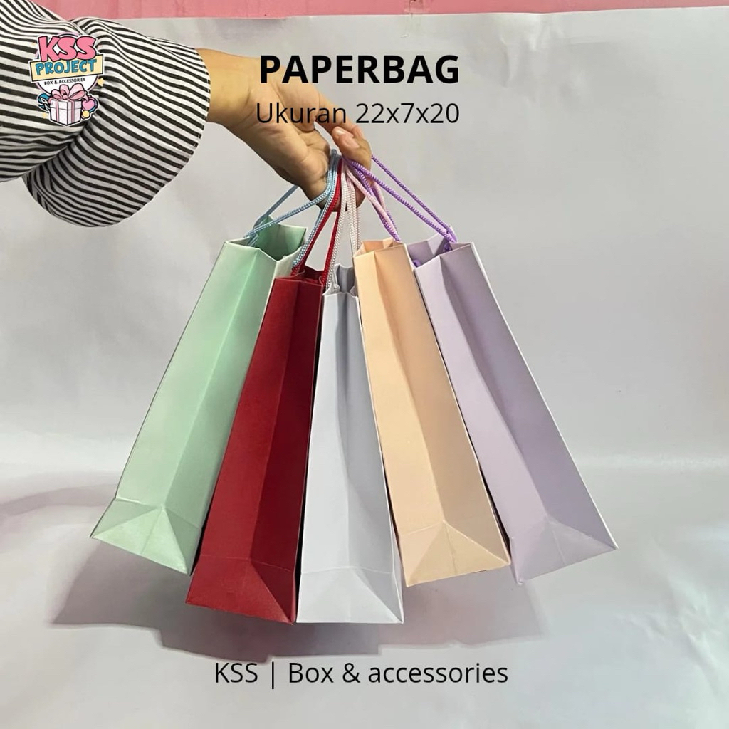 

Paper bag / tas kertas / paper bag kado / paper bag polos