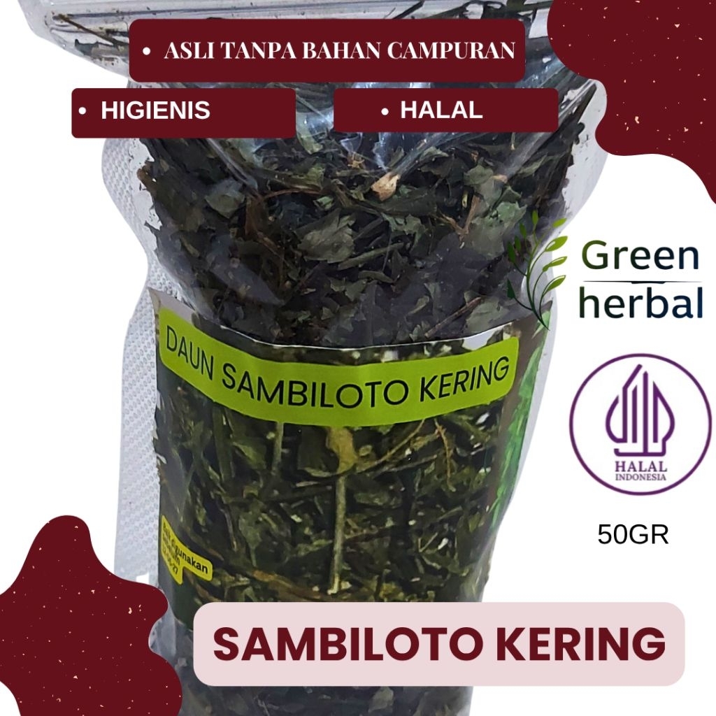 

Daun Sambiloto kering. by Green Herbal