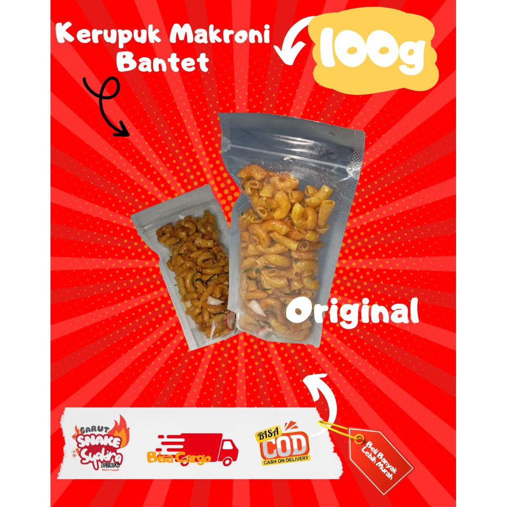 

Makaroni Bantet khas daun jeruk 100grm