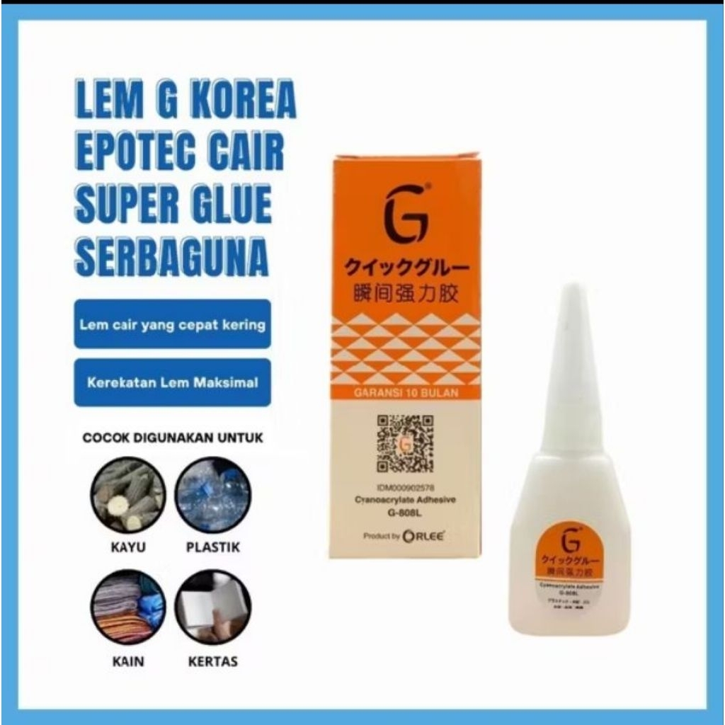 

Lem G Korea Original super instant lem setan