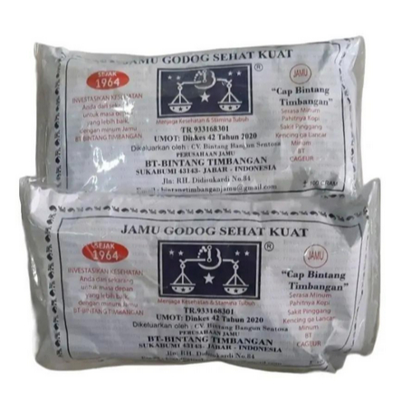 

Jamu Godok Cap Timbangan Jamu Godog