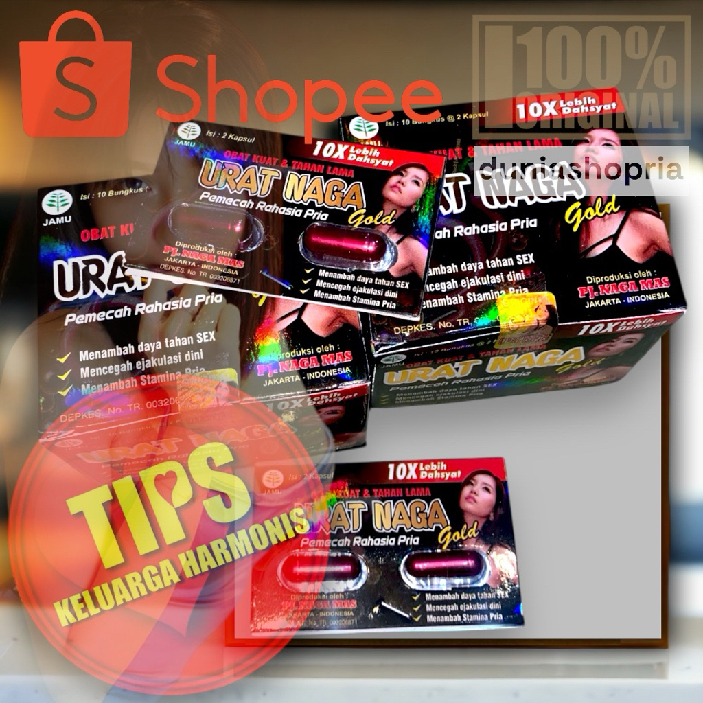 kapsul urat naga gold original