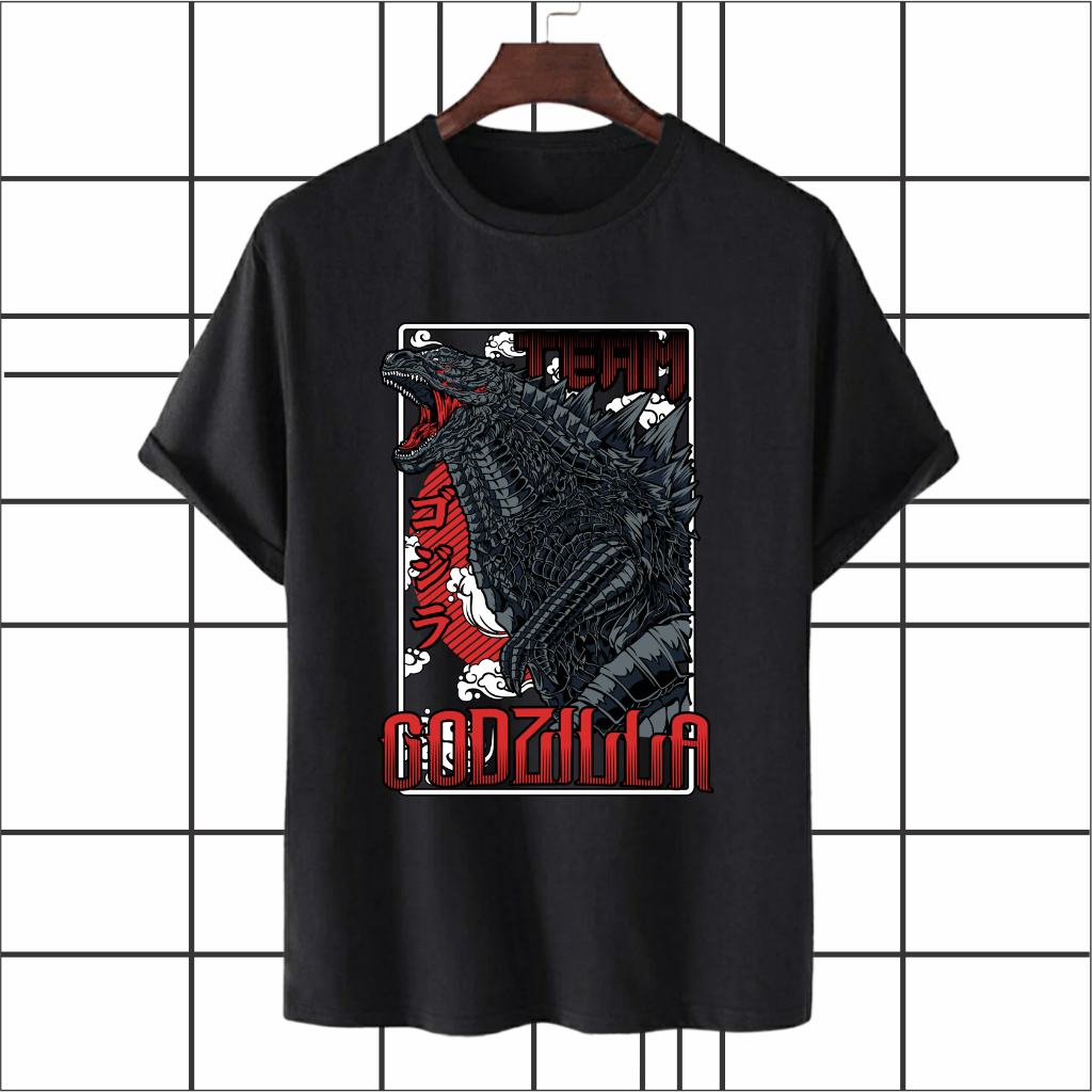 NBSC - Baju Kaos Godzilla / Kaos Distro 100% Katun Combed RJ 015