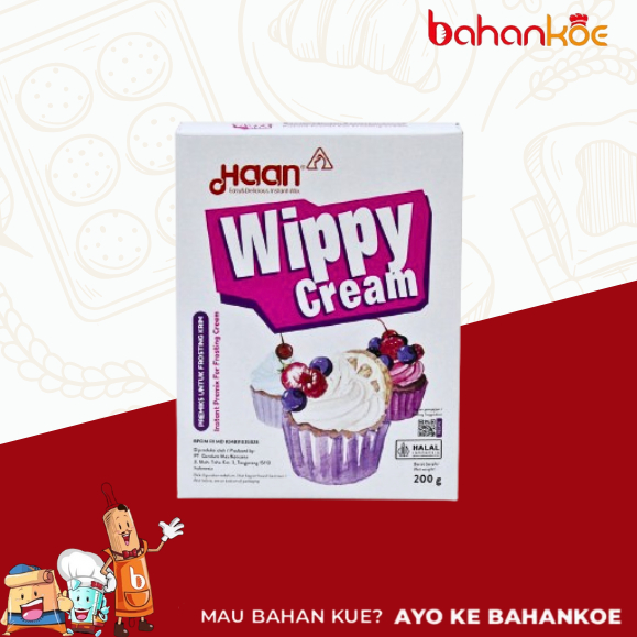 

HAAN WIPPY CREAM 200GR / 400GR KOTAK