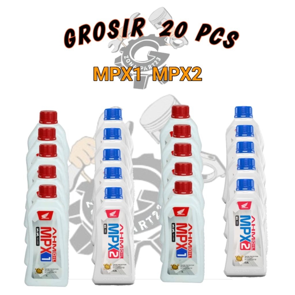GROSIR ( 20 PCS MIX ) OLI MPX1 MPX2 OLI PELUMAS MESIN MOTOR BEST SELLER