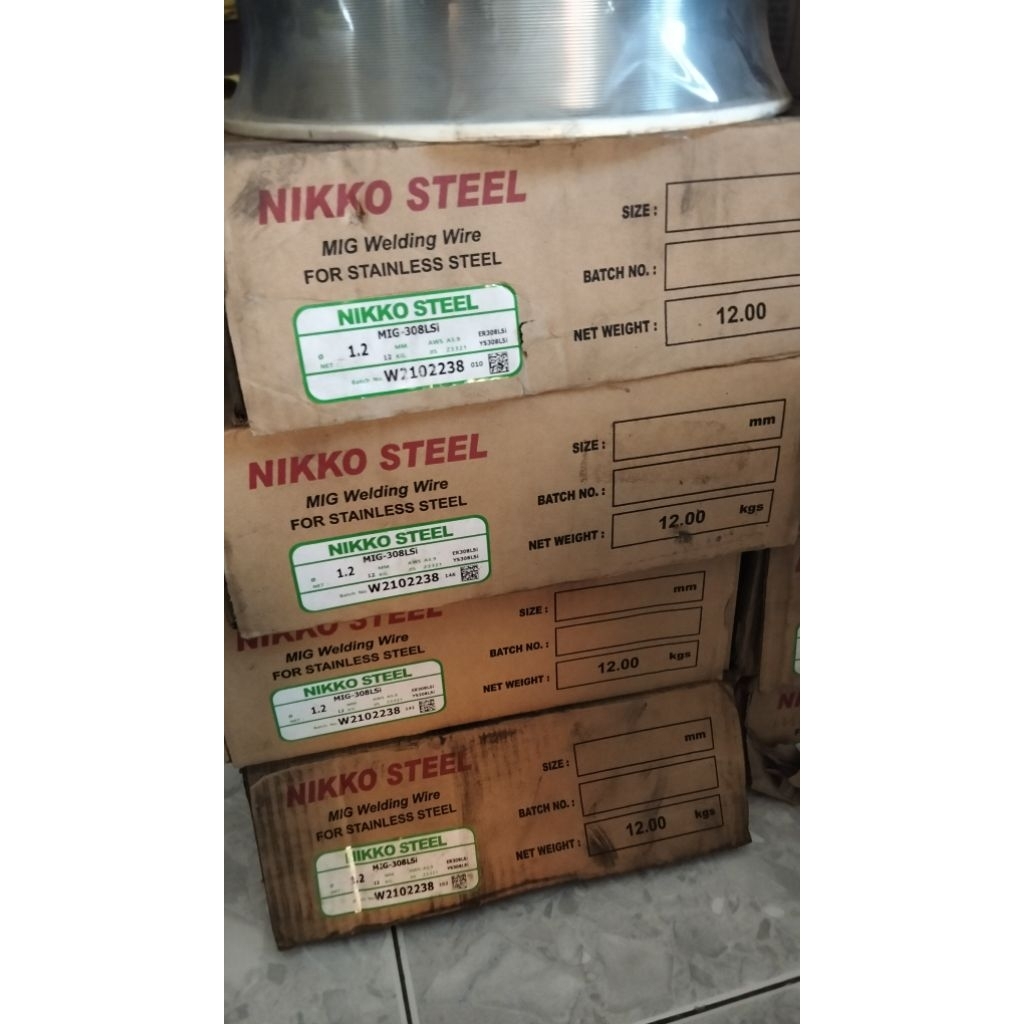 Kawat Las MIG-308LSi MIG Welding Wire STAINLESS STEEL Size.1.2MM AWS ER308LSi