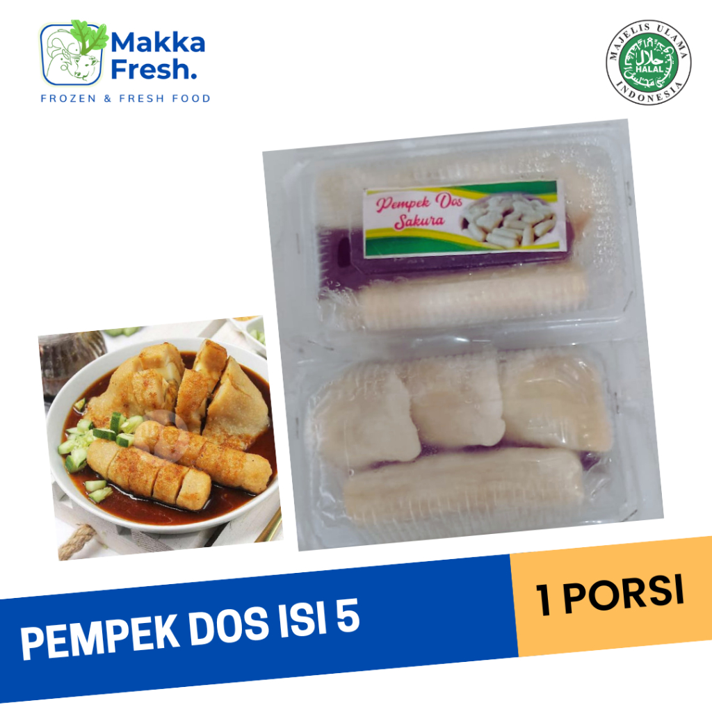 

pempek dos isi 5 dan bumbu FROZEN