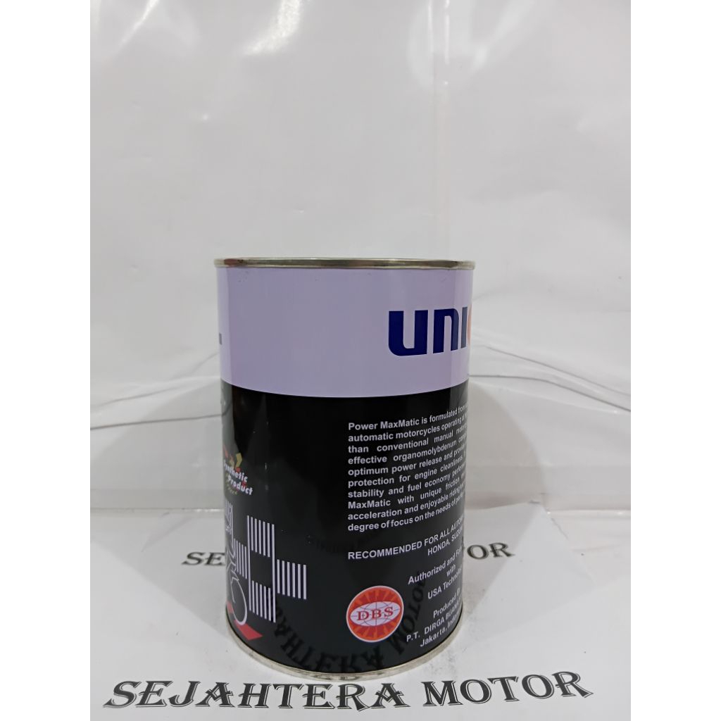 OLI ORIGINAL ASLI SAE 10W-40 untuk motor UNION 800 ML, UNION 1 LITER, UNION MAX MATIC 800 ML