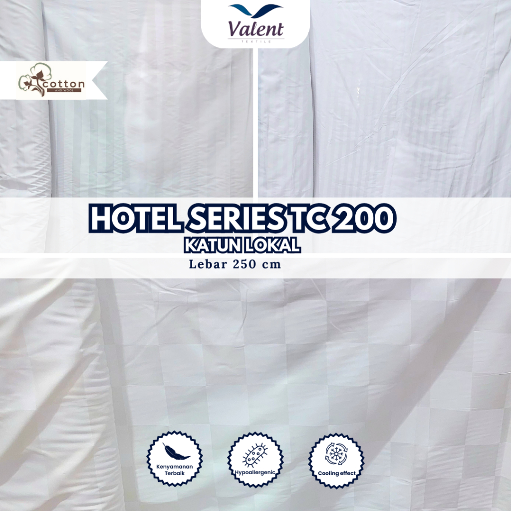 Kain Meteran Hotel Series Katun Lokal TC 200