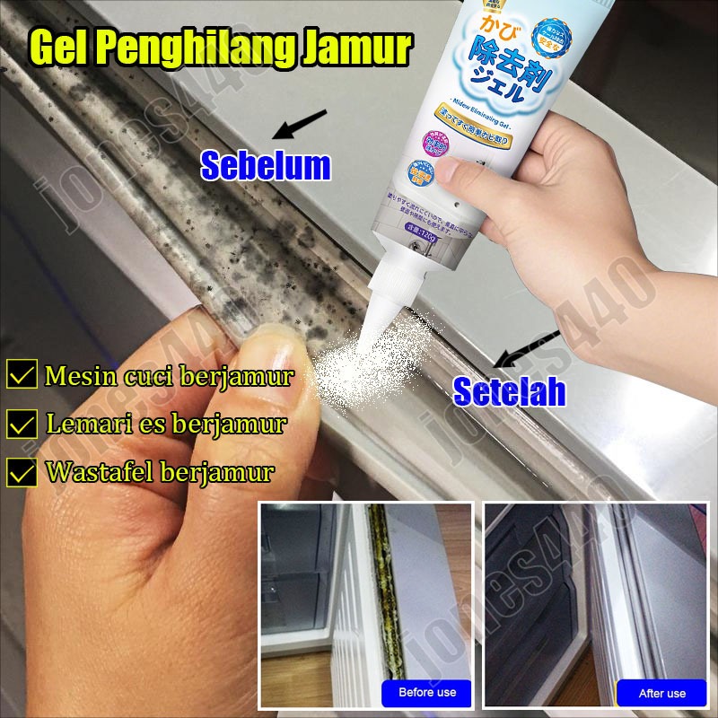 Jepang penghilang jamur Gel Anti jamur 120gr pembersih jamur kaca/keramik /Kamar mandi Toilet Kamar