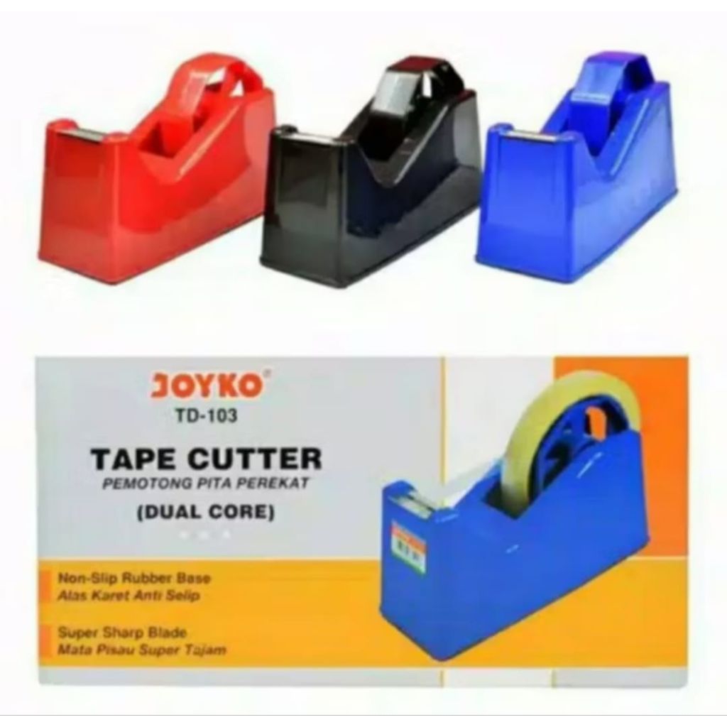 

JOYKO TD-103 Pemotong Lakban / Tape Dispenser / mesin Lakban Manual / Cutter Pemotong Solasi Perekat