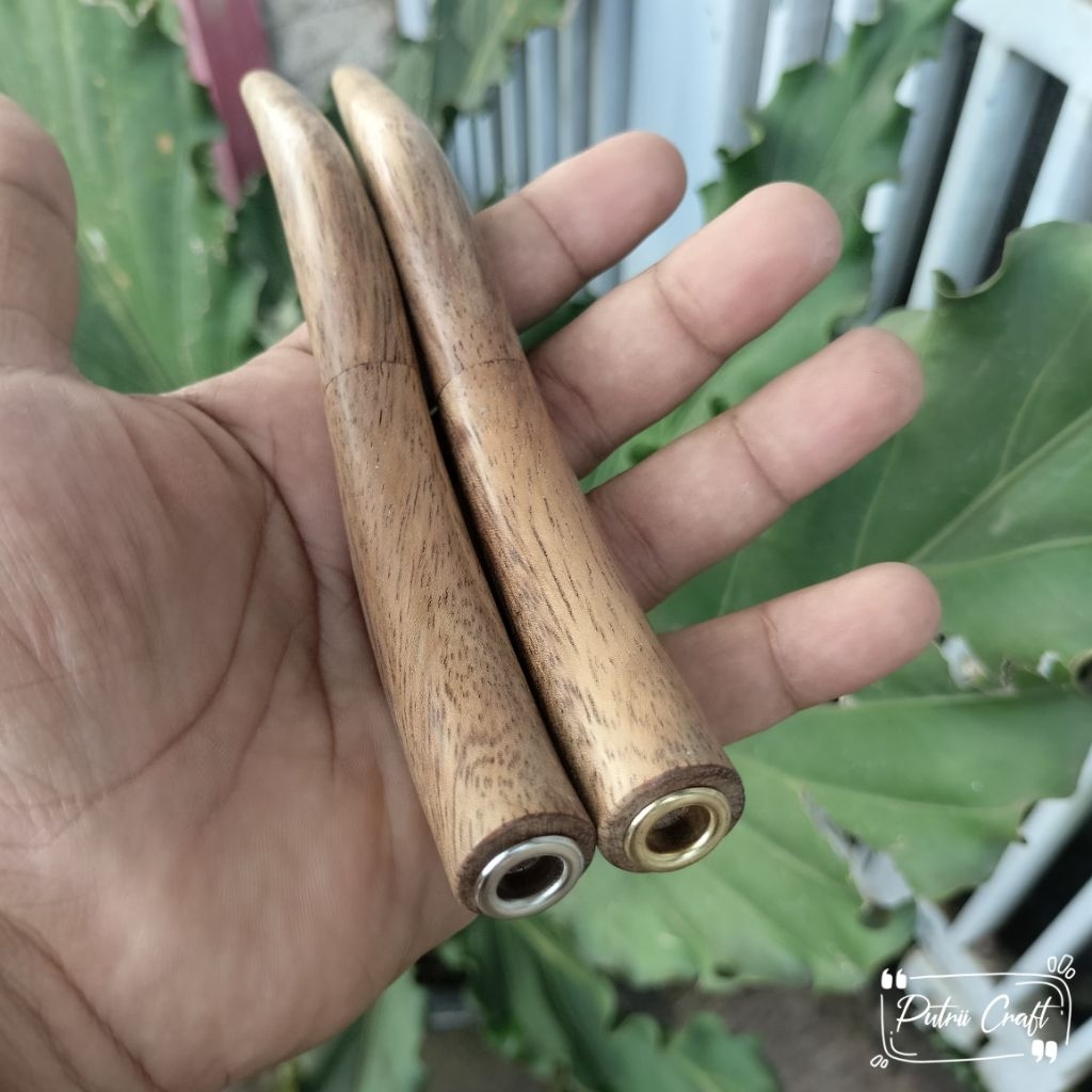PUTRIICRAFT | Pipa once / once cangklong kayu bidara model lengkung