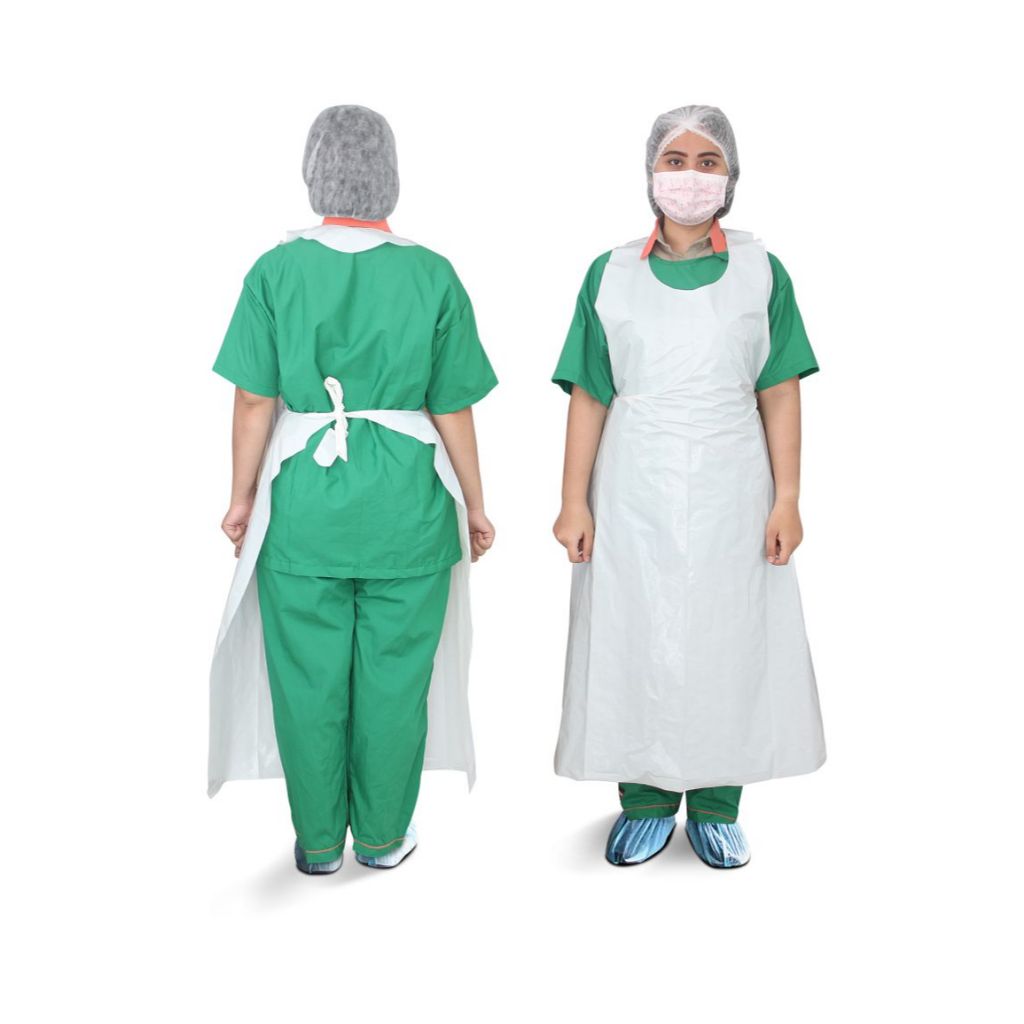 Apron Plastik Celemek Operasi Tindakan Bedah Onemed / Apron Plastik One Box '50s Medis