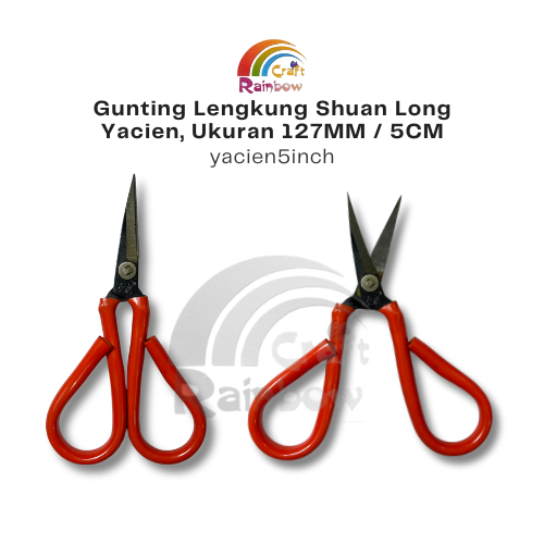 

Gunting Lengkung Bordir 5 INCH Merah Shuan Long Yacien