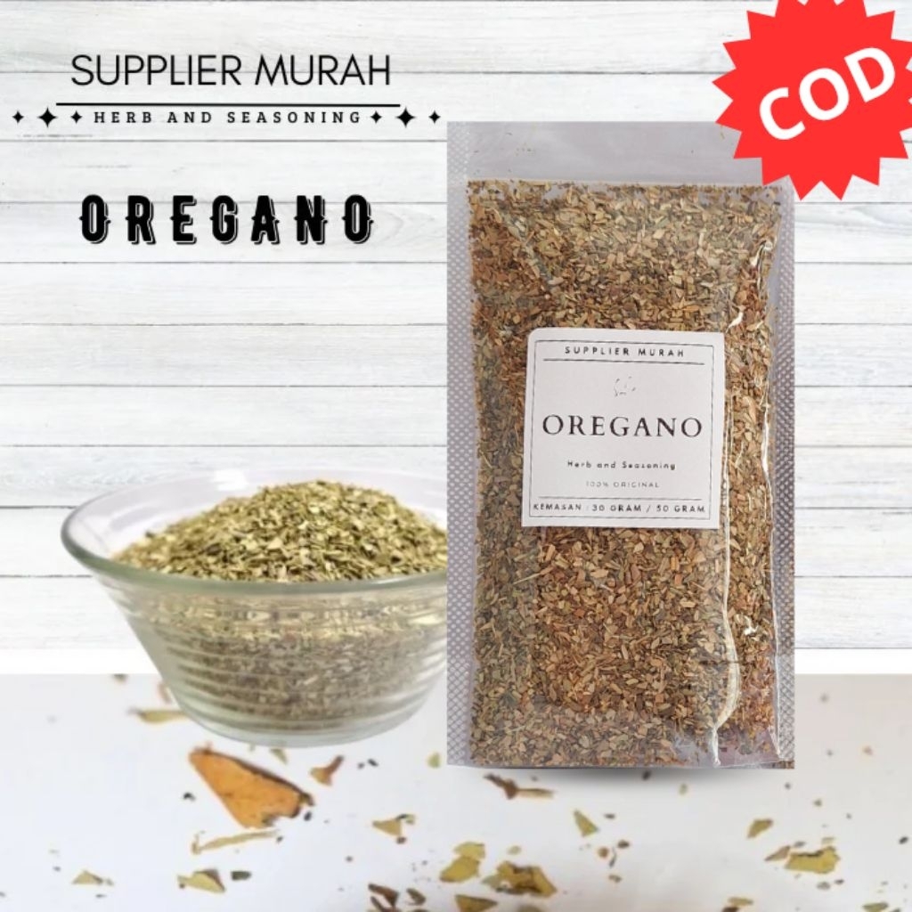 

Oregano 50 Gram/Oregano Flakes/Rempah Murah/ Rempah Murni Premium
