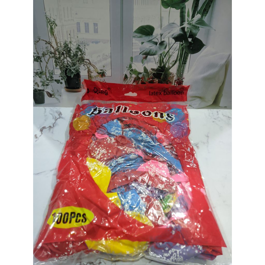 balon pack motif karakter isi 100pcs