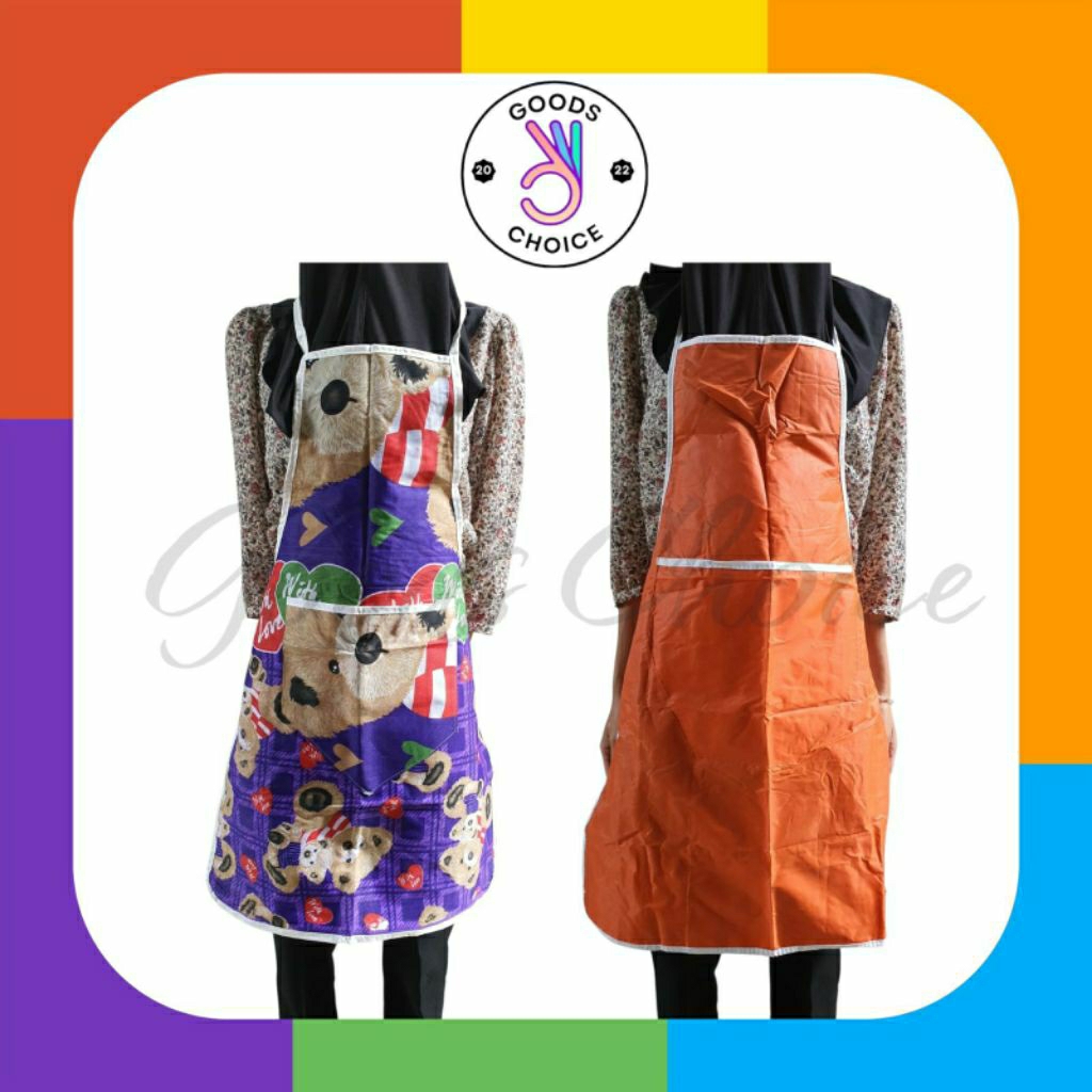 Celemek Kain Motif / Celemek Parasut Polos / Ampron Celemek