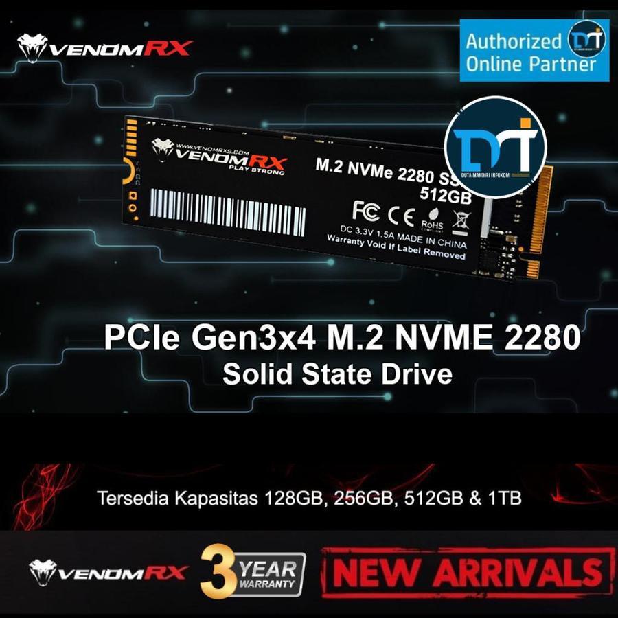 VenomRX VRX SUPER SSD 128GB 256GB 512GB 1TB M.2 2280 NVMe PCIe Gen3 x4