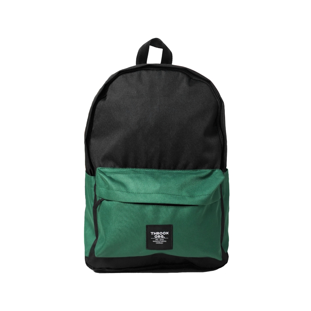 Throox Tas Ransel  || Domingues Black Green Backpack