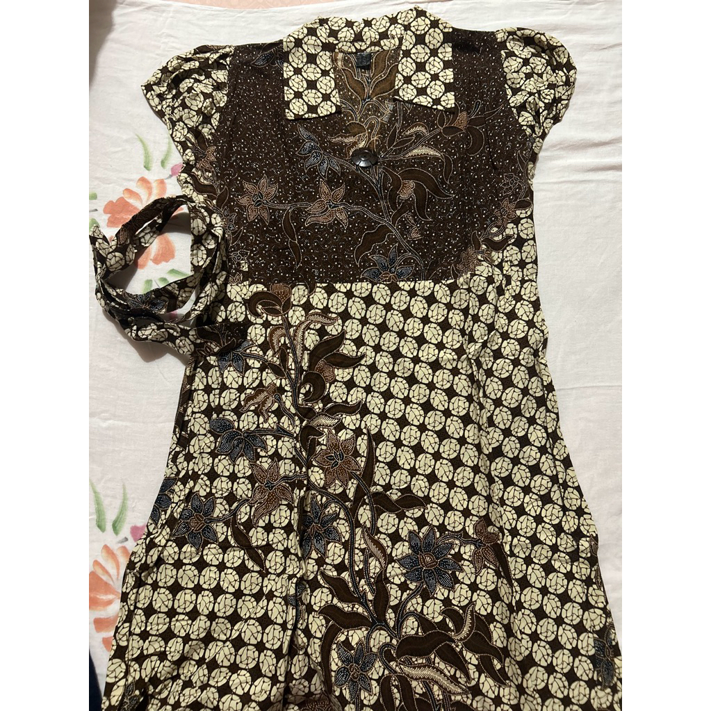 Preloved Batik Dress Midi