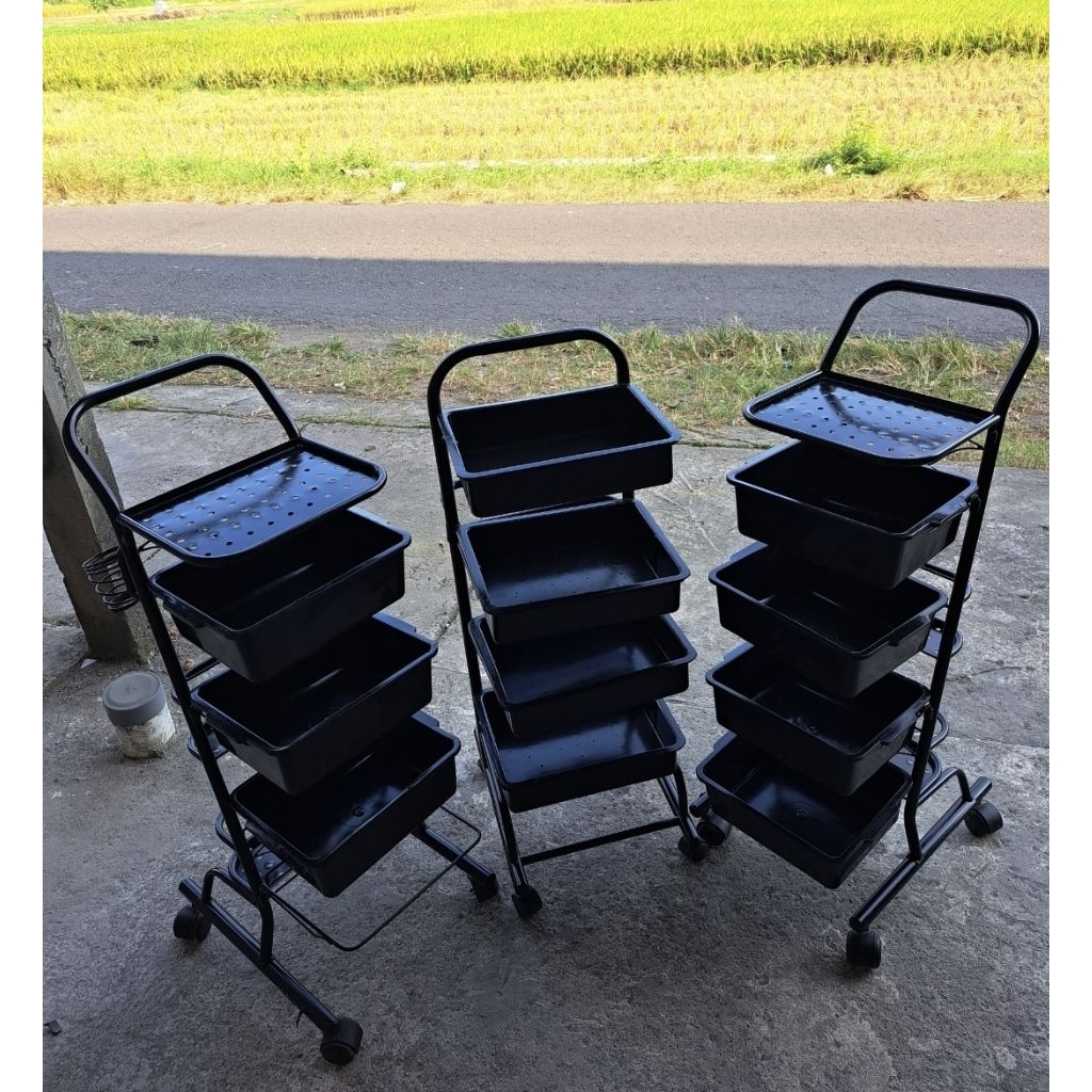 Rak salon rak troly salon rak troly salon 4 susun