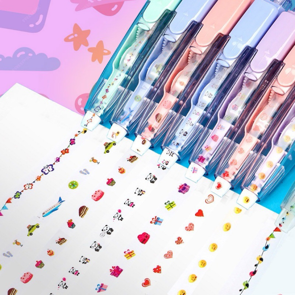 

Correction Tape Decoration untuk Perlengkapan Sekolah / Decorative Tape / Tape Scrapbook Dekorasi Jurnal Tape