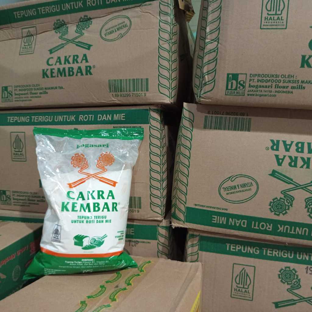 

Tepung Terigu CAKRA KEMBAR 1 Kg Termurah